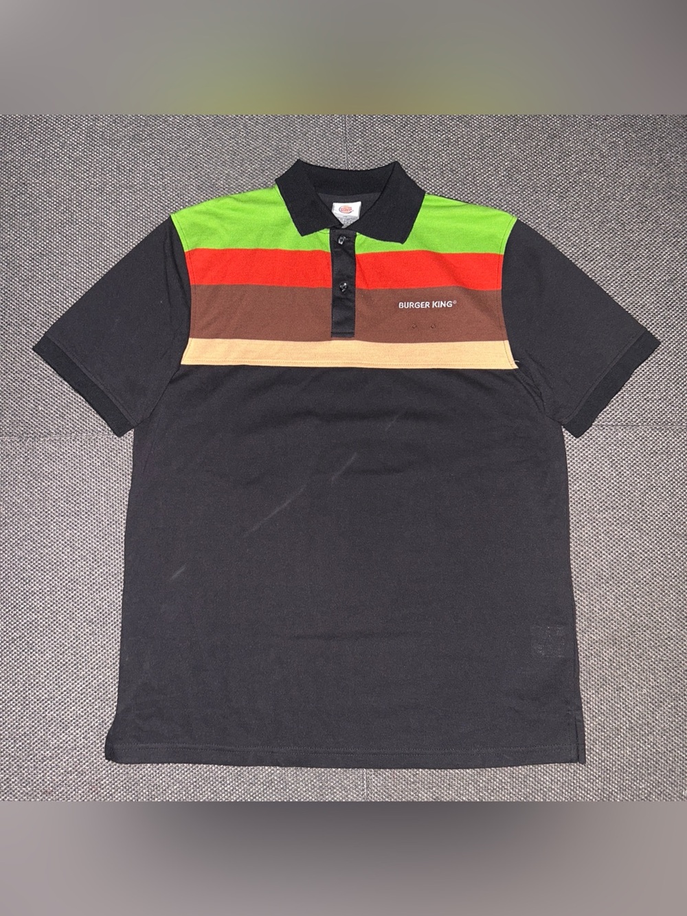 Rare Vintage Burger King Polo Shirt